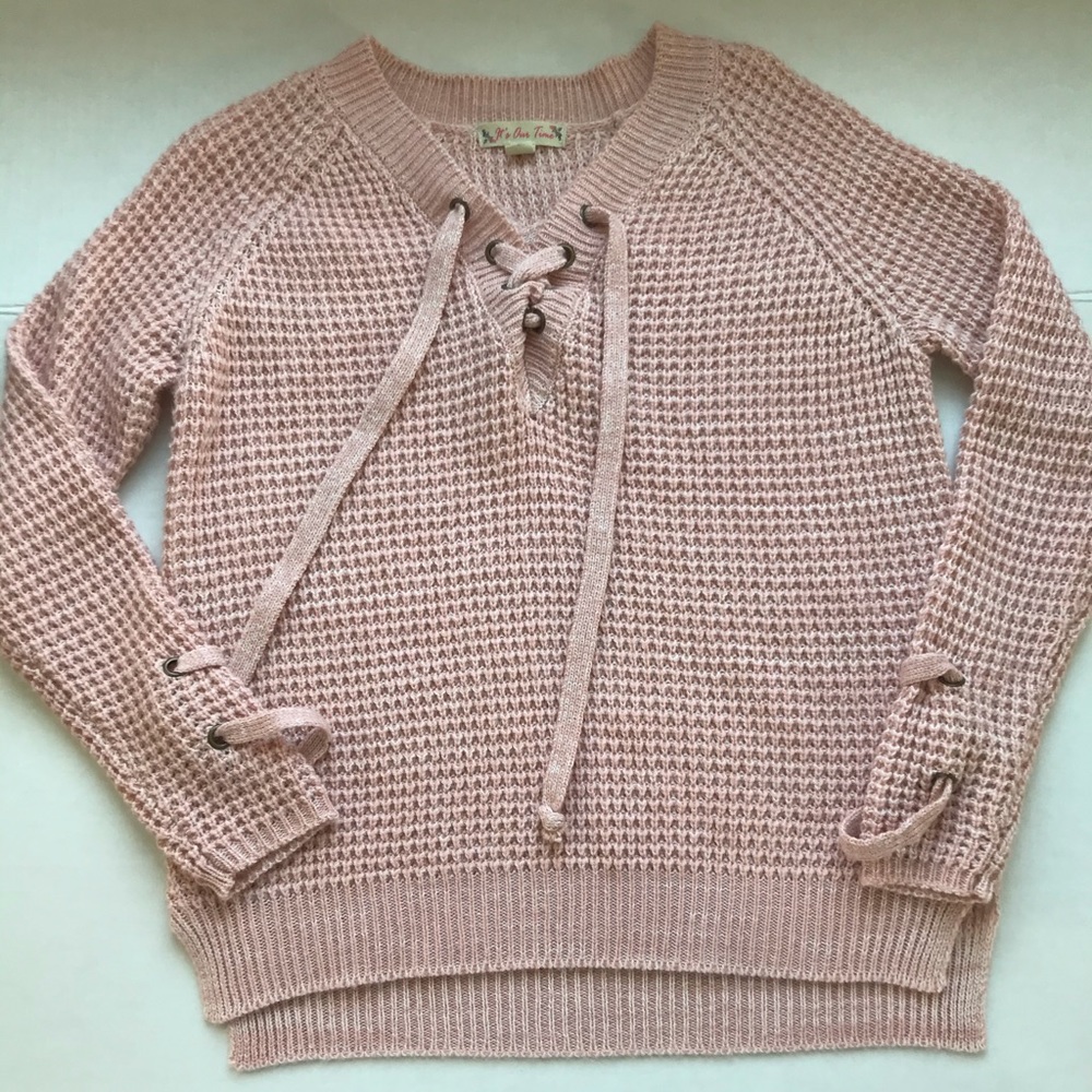 It’s Our Time Pink Sweater